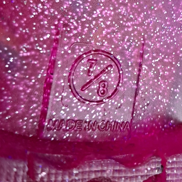 Pink Unicorn light up rain boots - Picture 3 of 4
